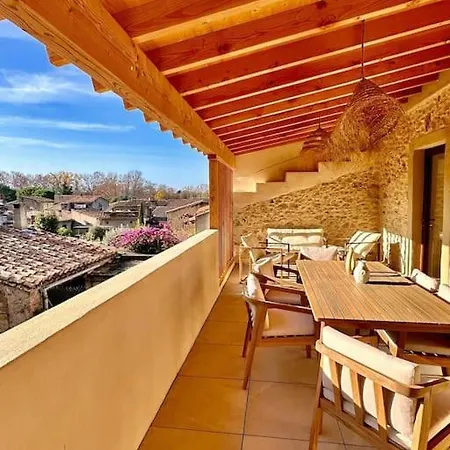 Maison Henriette - Terrasse Avec Vue Sur La Cite